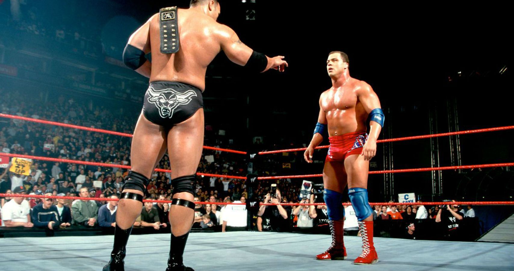 The Rock Kurt Angle Reminisce About Making History With The Undertaker