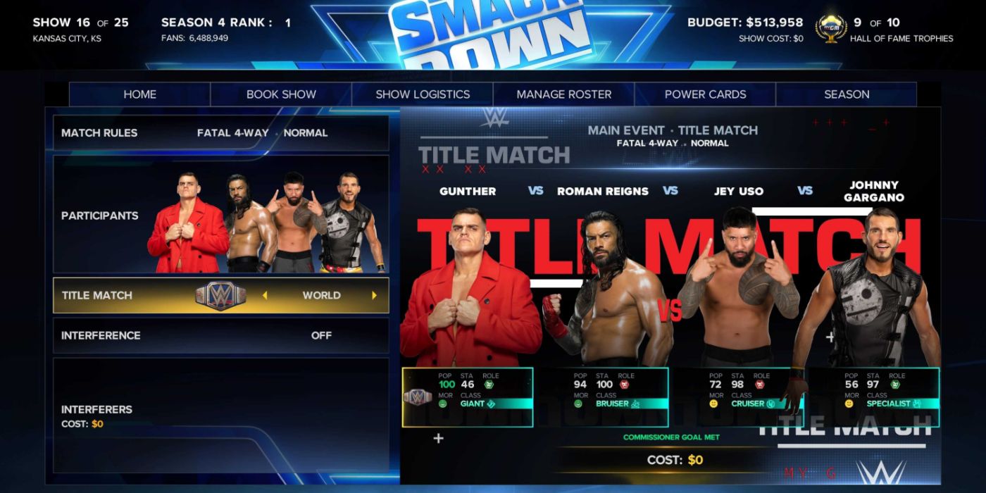 Wwe K Patch Adds Multi Person Title Matches To Mygm