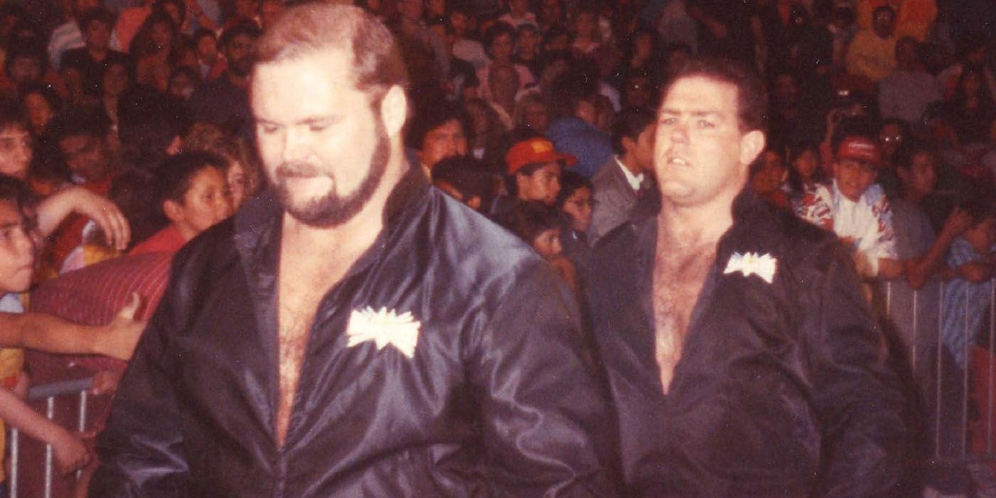 Arn Anderson and Tully Blanchard as Brainbusters in WWE.