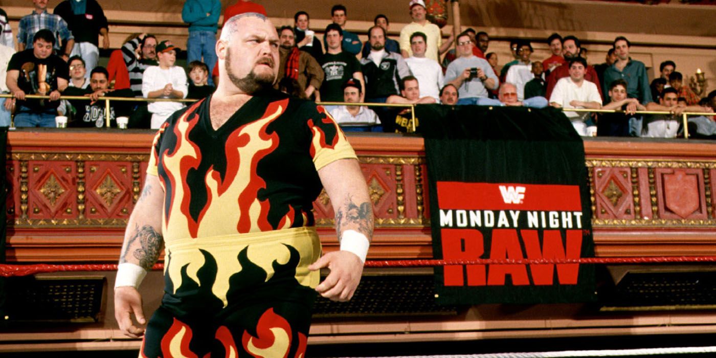 Bam Bam Bigelow at WWE Monday Night Raw.