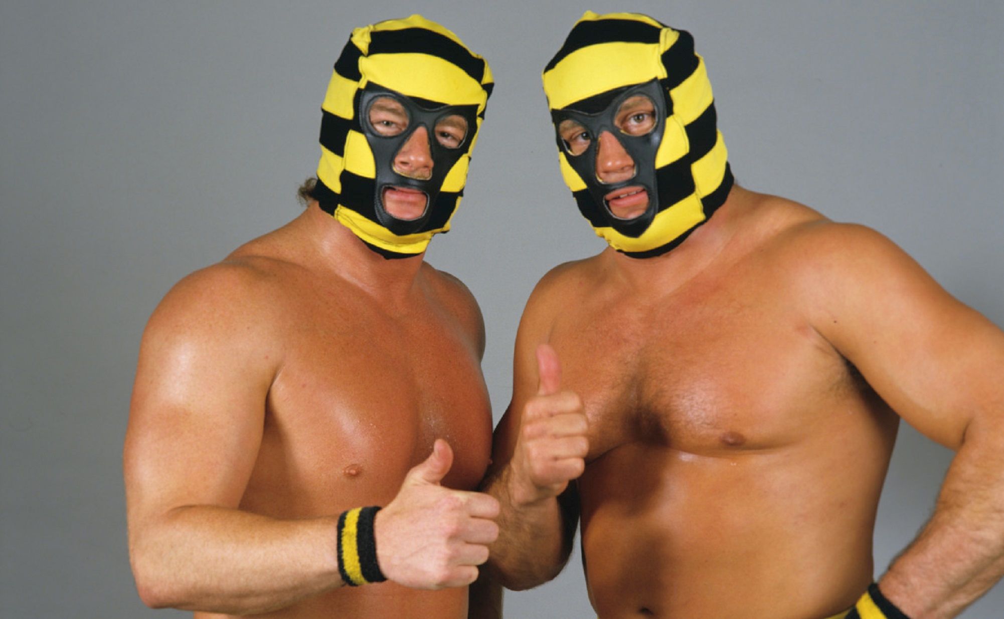 Killer Bees giving the thumbs-up