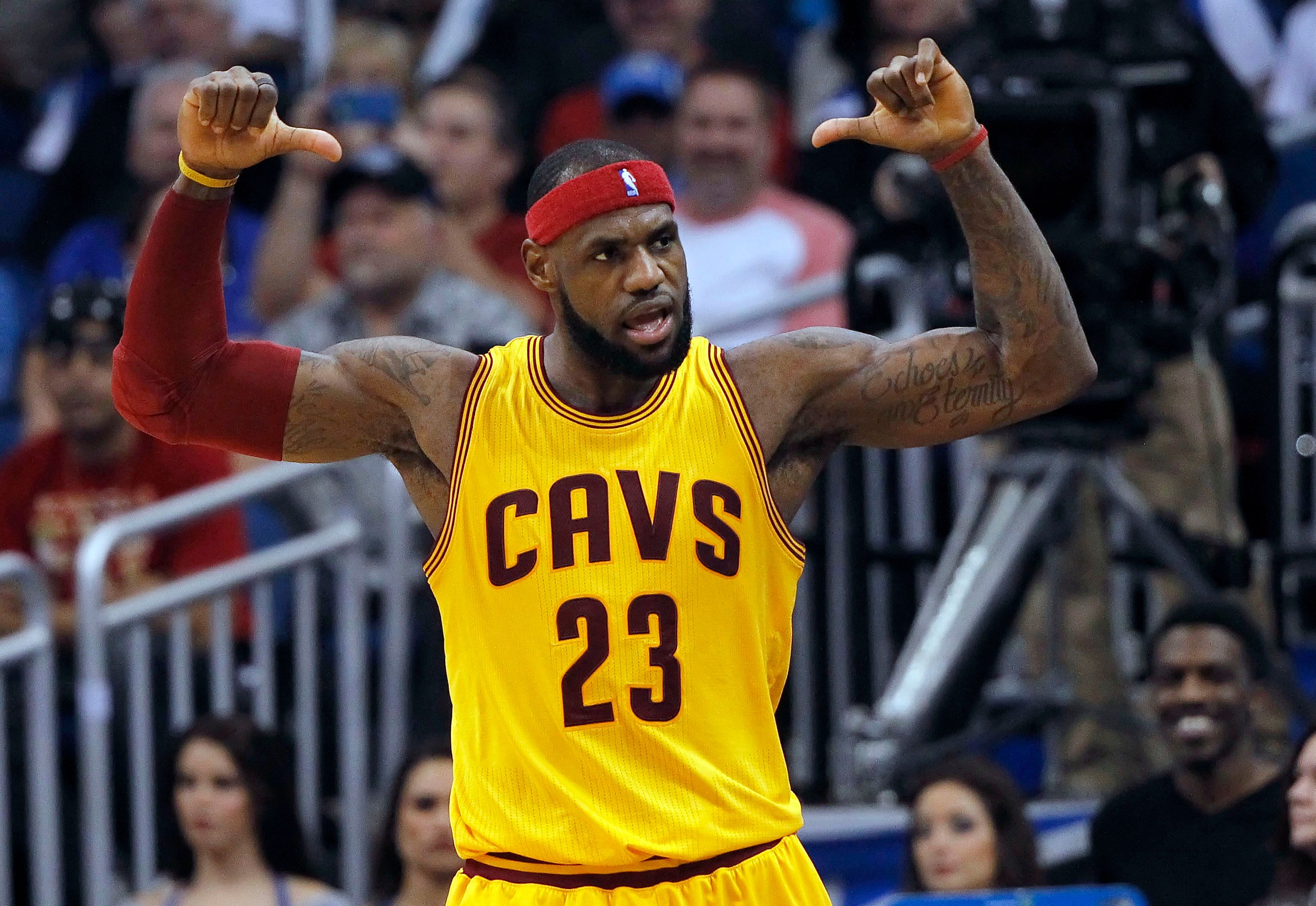 NBA Lebron James: Cleveland Cavaliers at Orlando Magic