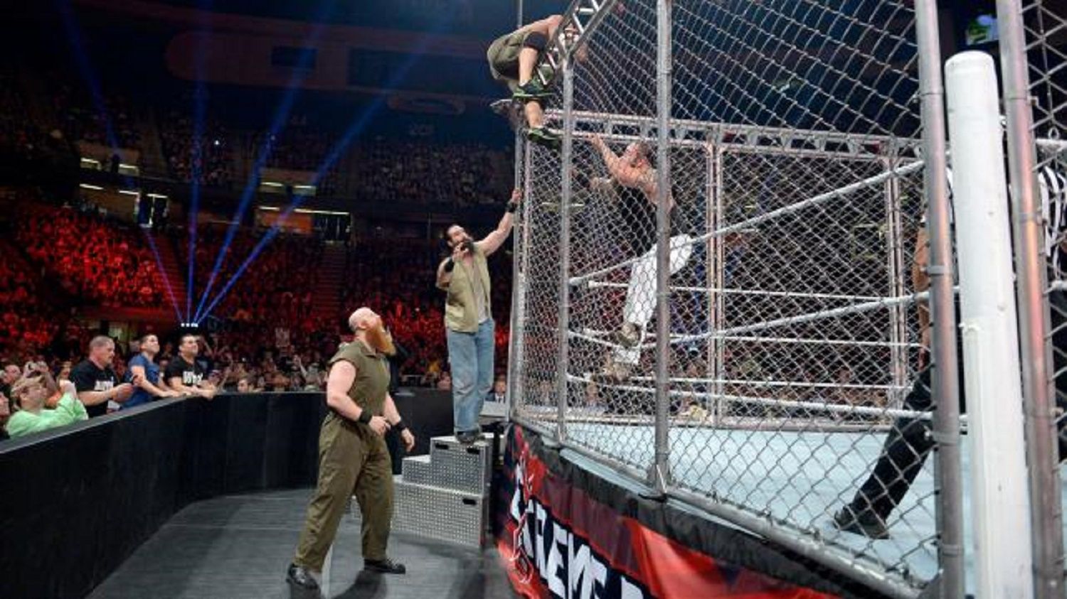 Cena vs. Wyatt in a steel cage