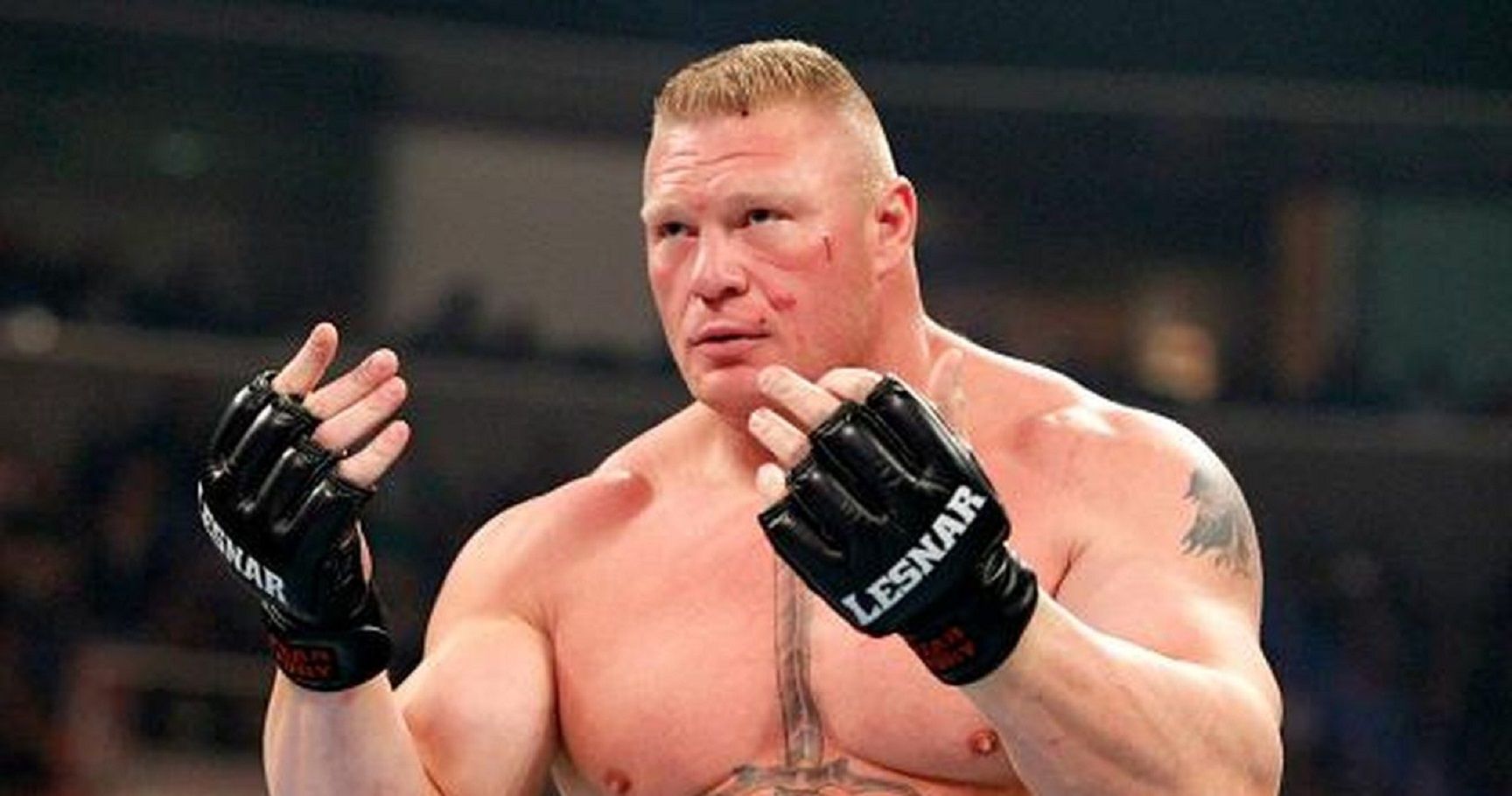 aew brock lesnar