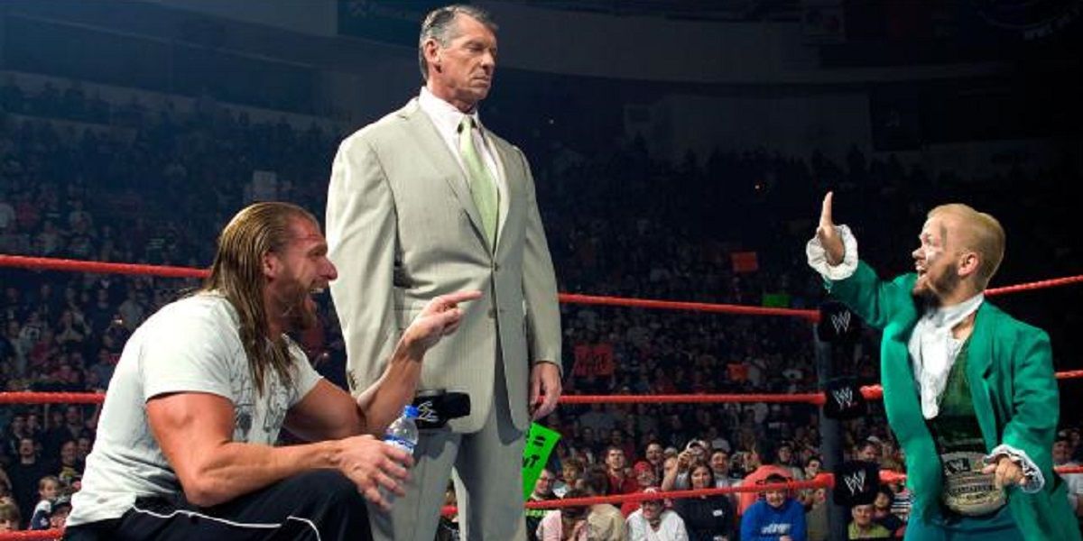 Hornswoggle Vince McMahon's son wwe