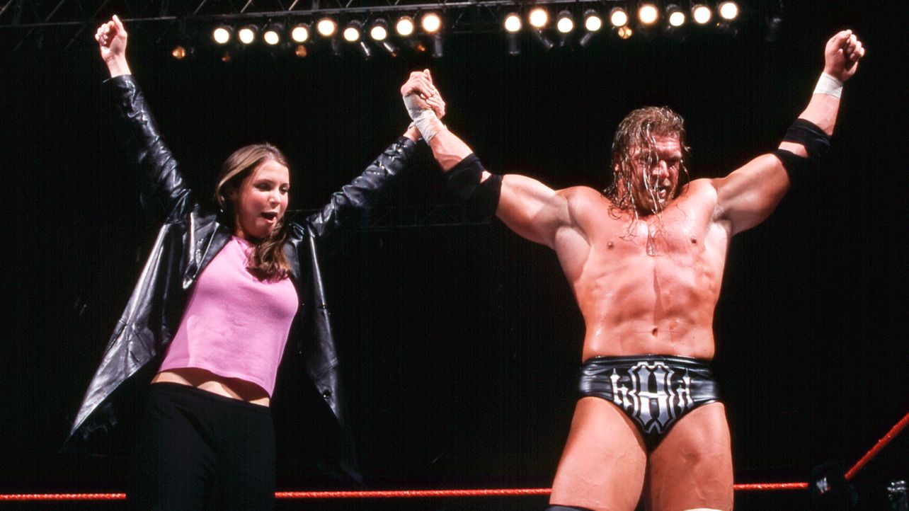 Triple H and Stephanie Armageddon 99