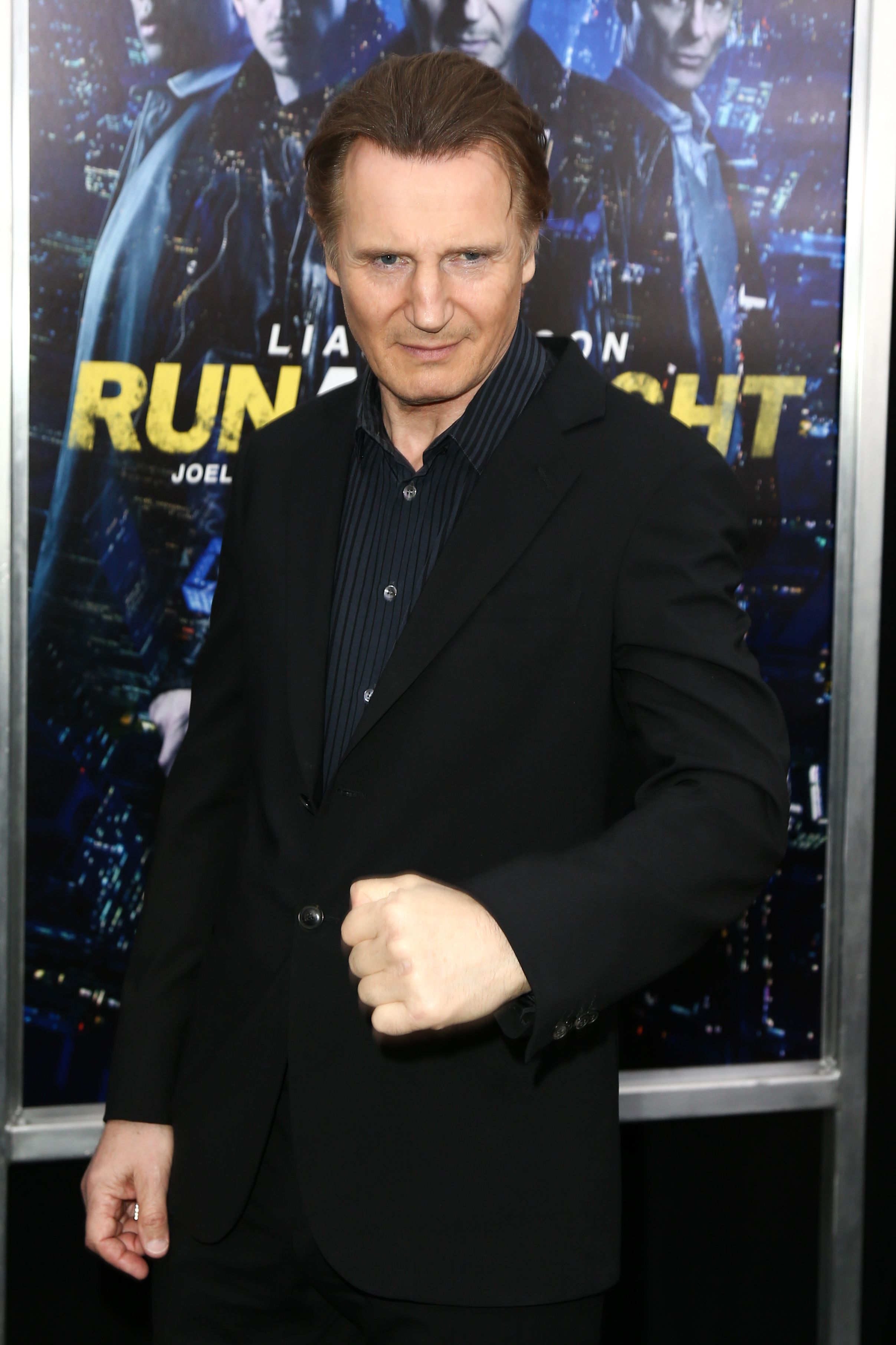 NEW YORK-MAR 9: Actor Liam Neeson attends the premiere of &quot;Run A