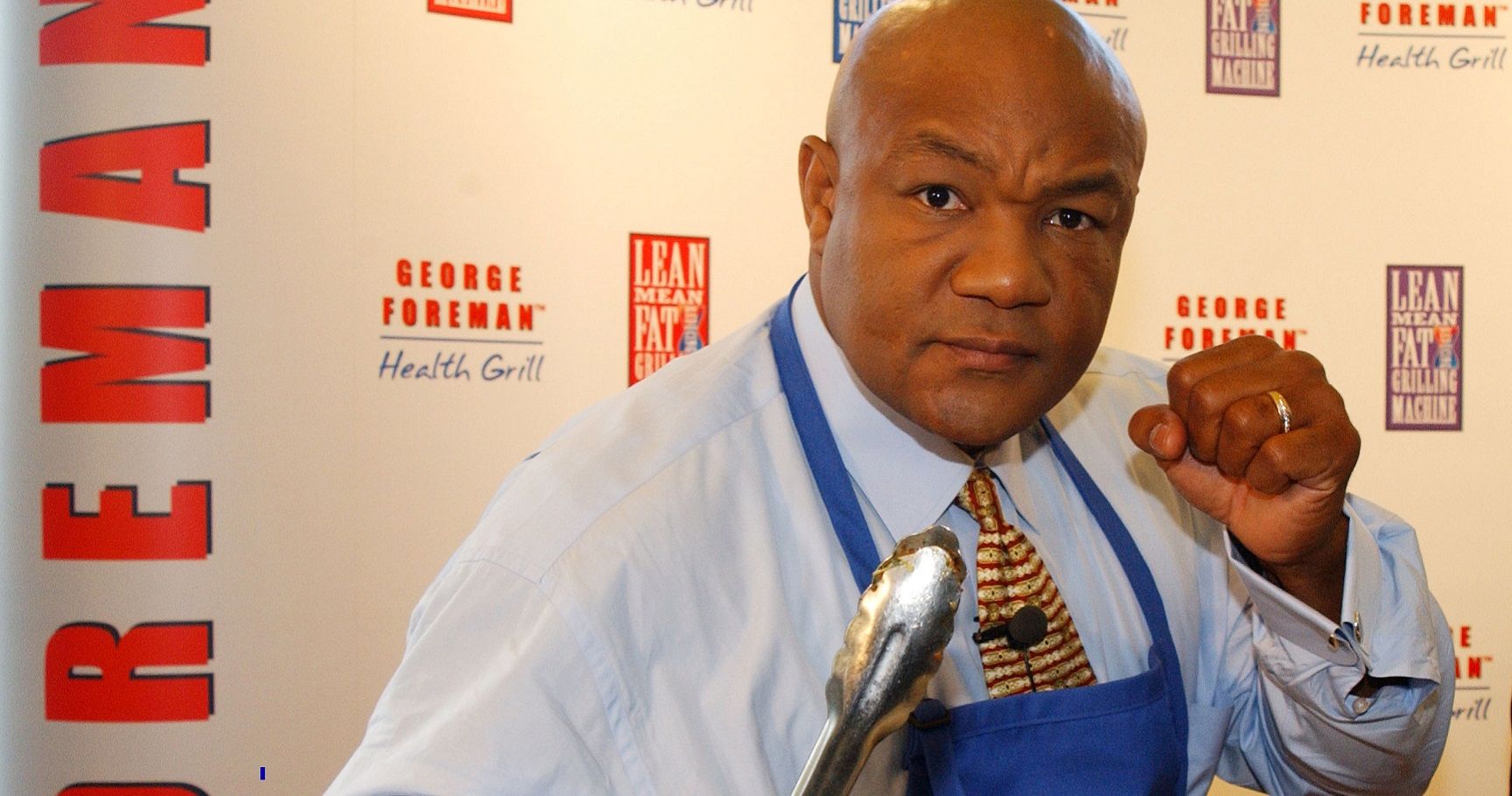 George Foreman Launhces New Grill in London
