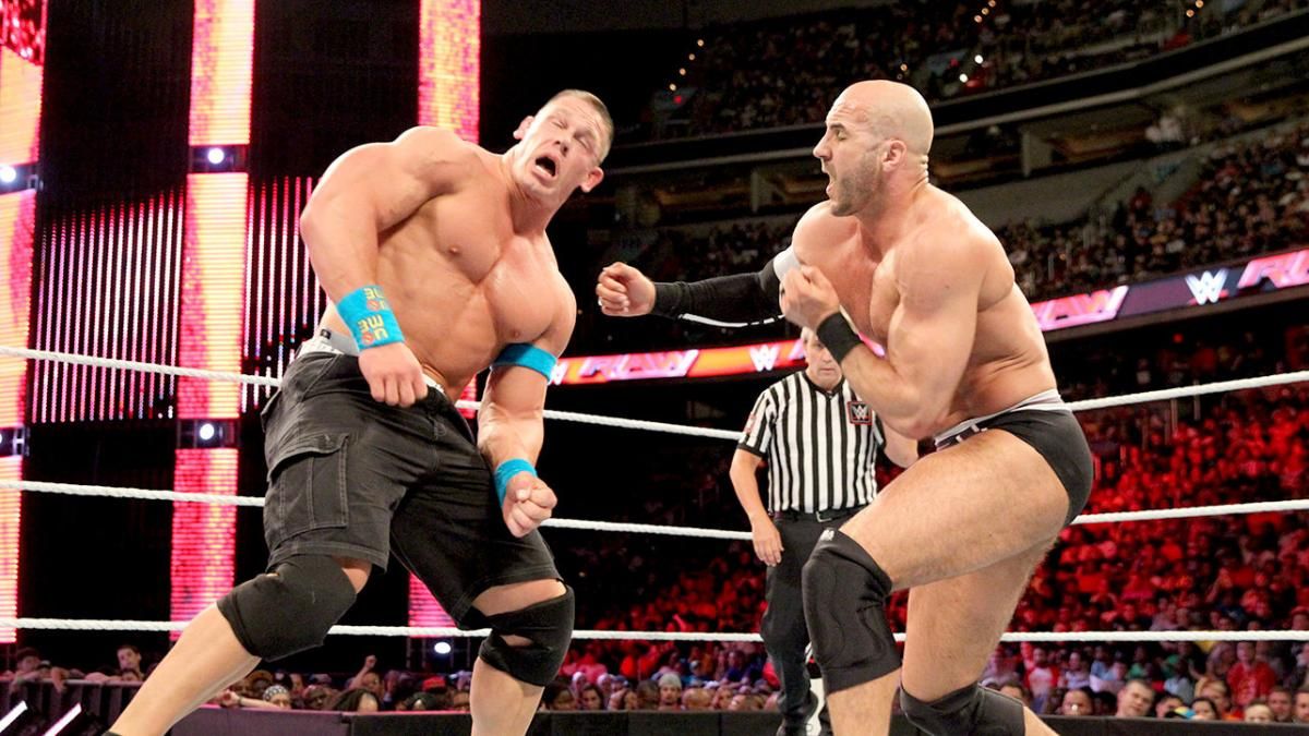 John Cena taking on Cesaro