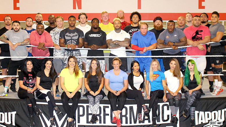 WWE Performance Center - Tryouts Begin For 32 Athletes