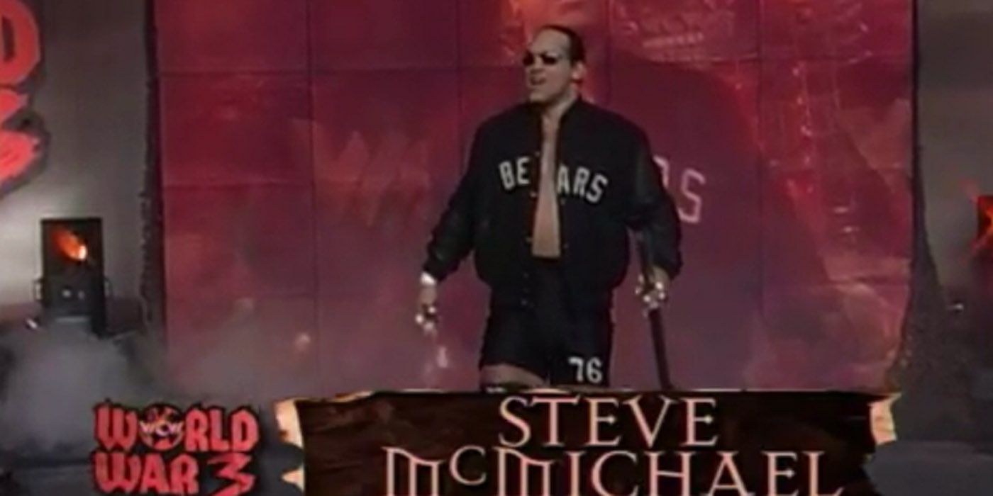 Steve McMichael coming to ring in WCW.