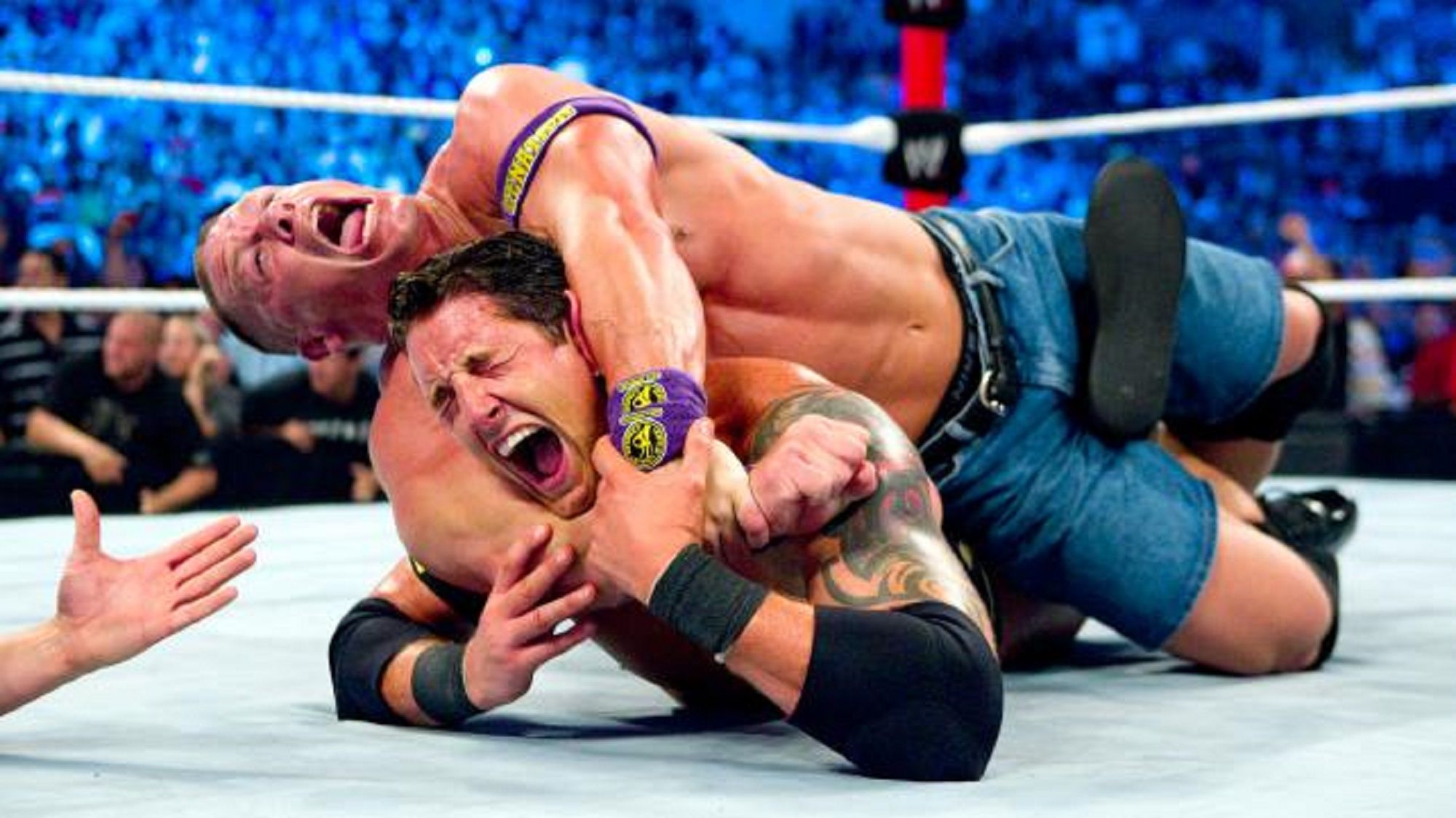 John Cena puts Wade Barrett in STF