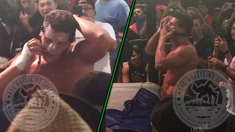 Cody Rhodes -- Dons Protective Mask Throwback During PWG Debut