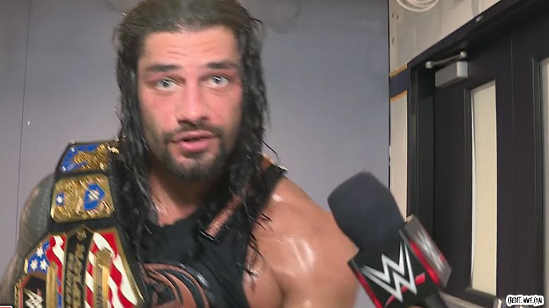 roman reigns us title win main event now video clash of champions results