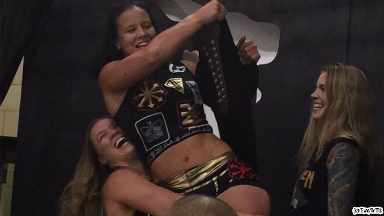 rousey ronda shayna baszler wins title aiw wrestling cleveland ufc 203
