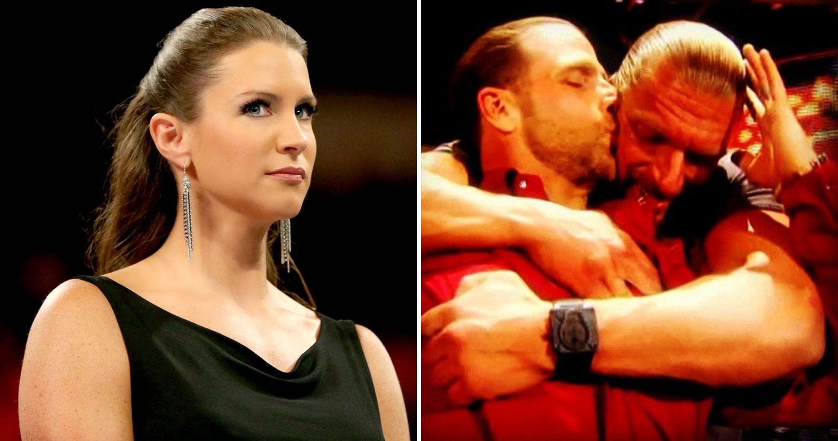 Stephanie McMahon, Shawn Michaels, and Triple H