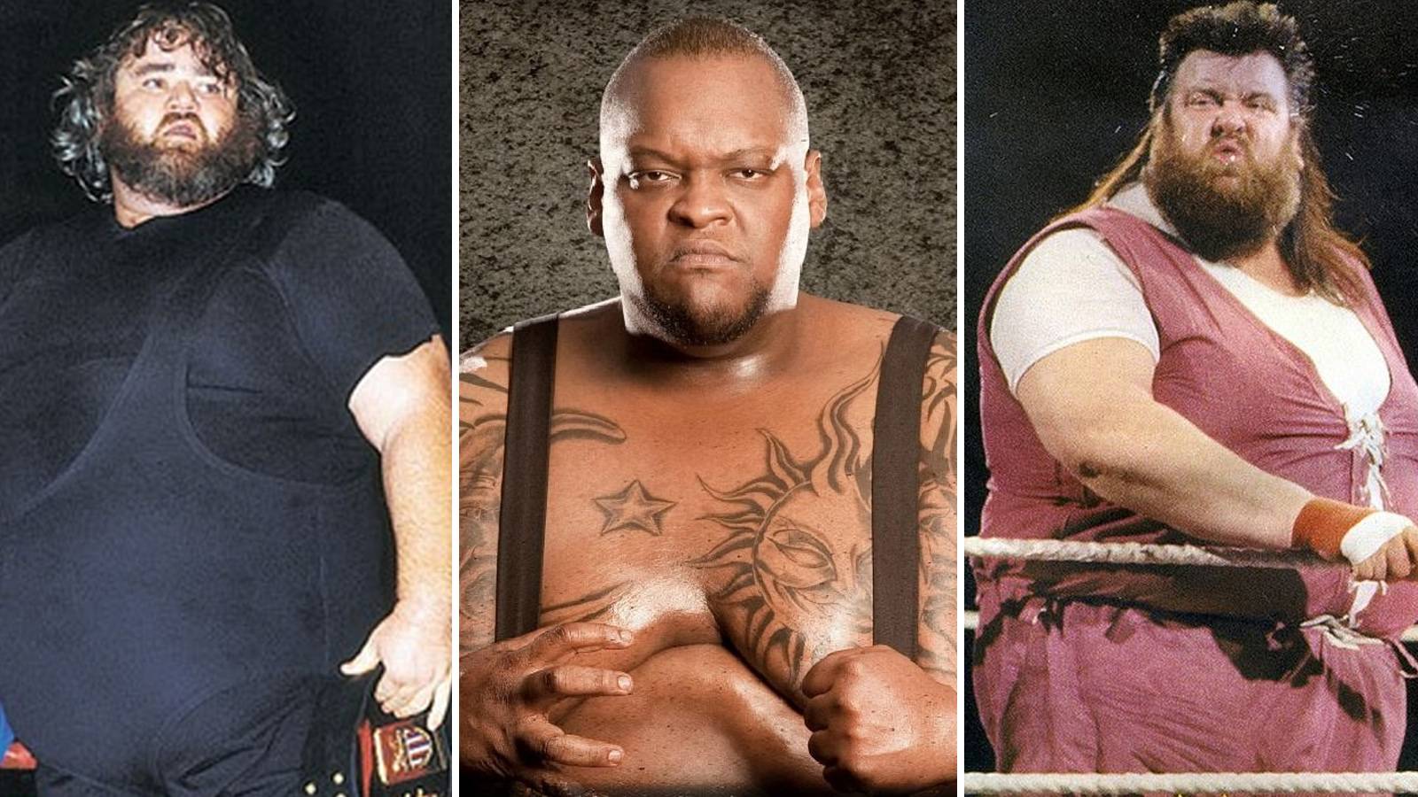 15 Wrestlers Who Battled Obesity, image size:1600x900