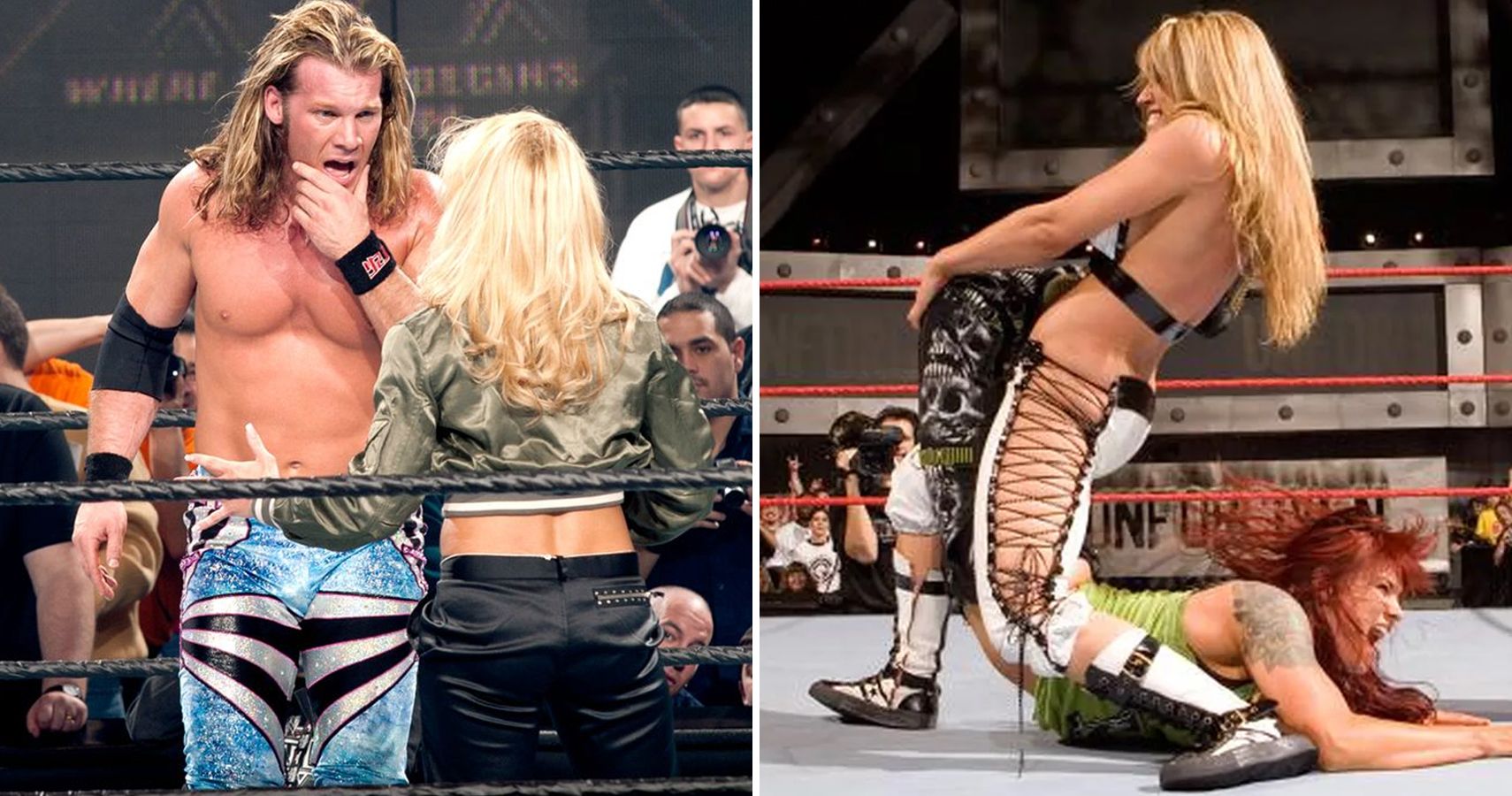 TRISH STRATUS AND LITA DUEL AUTOGRAPHED 8X10 WWE AEW PRO WRESTLING best cho...