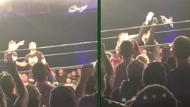 Vanguard 1 Hit With DOUBLE SUPERKICK During ROH Debut (VIDEO)