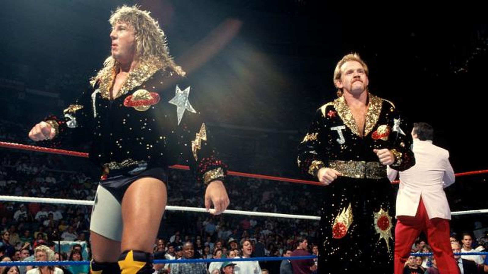 The Heavenly Bodies entering the ring