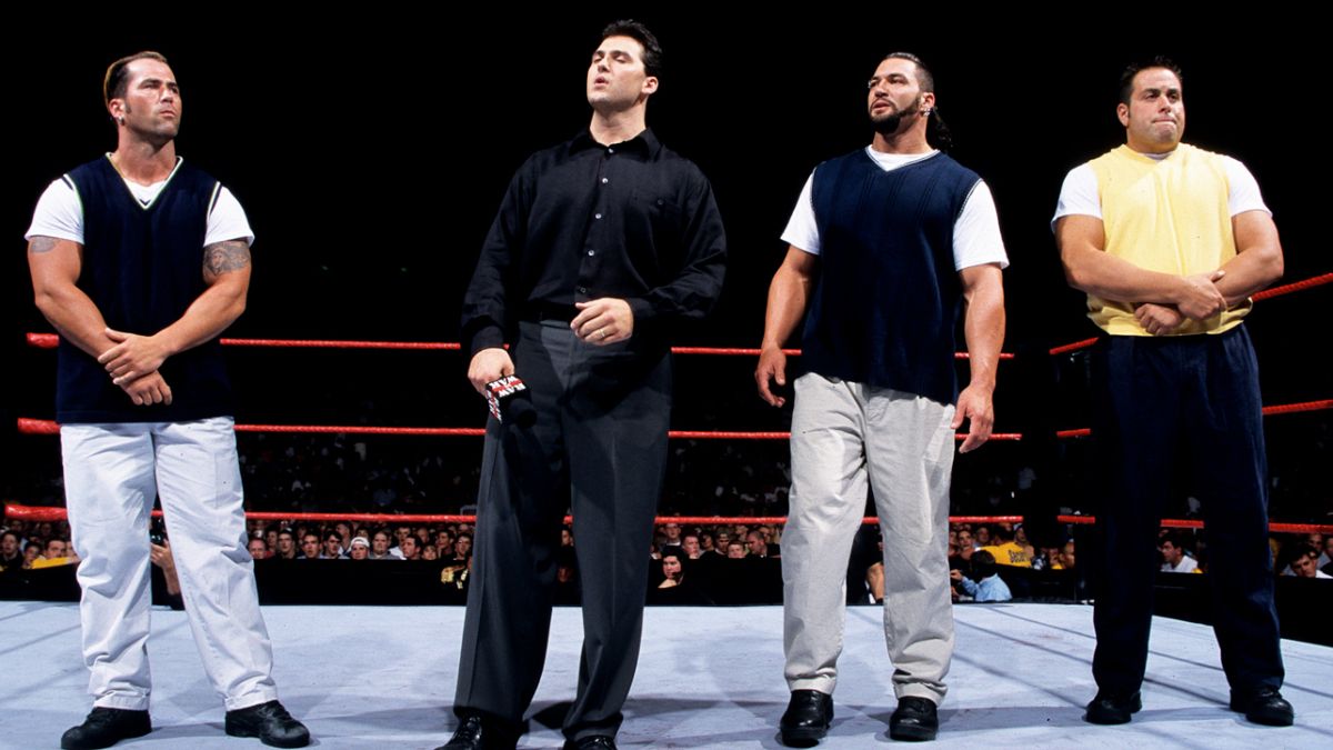 Shane McMahon with the Mean Street Posse