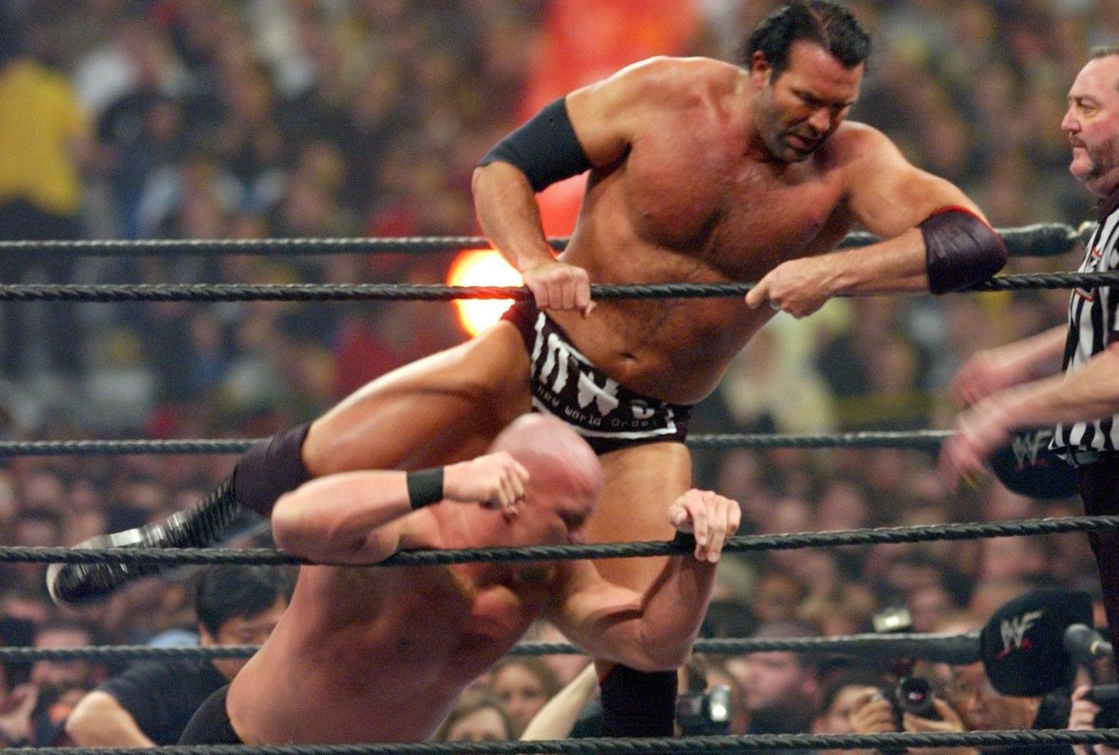 Scott Hall had a disappointing feud and match with Steve Austin at WM X8