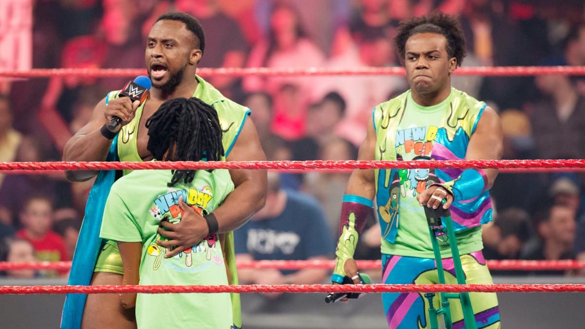 Big E and Xavier Woods as a part of the New Day.
