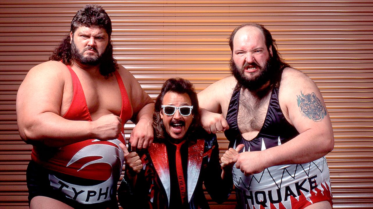 Earthquake, Typhoon, and Jimmy Hart in WWE