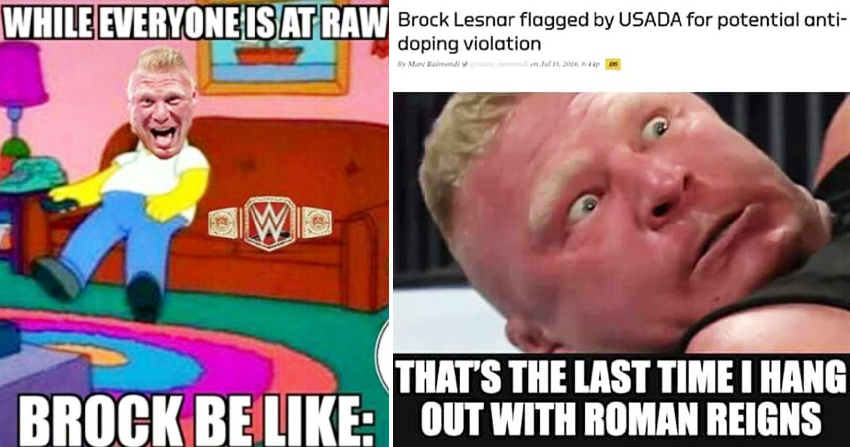 brock lesnar memes