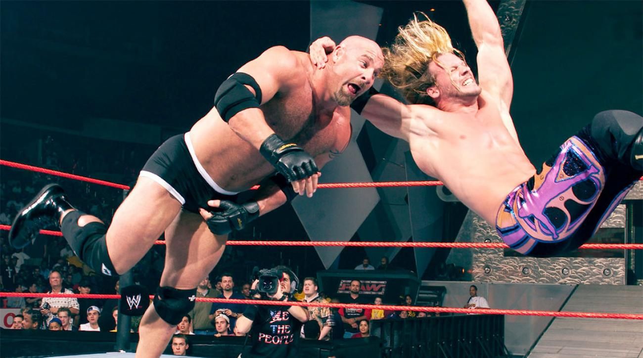 Goldberg and Chris Jericho WWE RAW