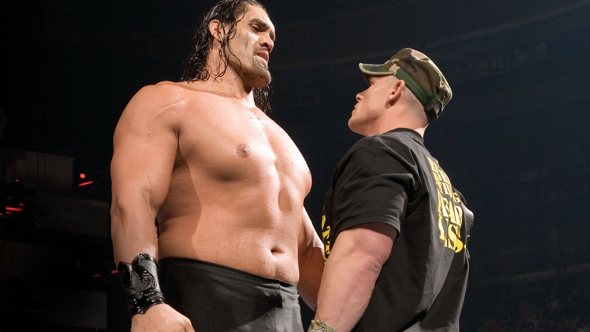 Great Khali and John Cena