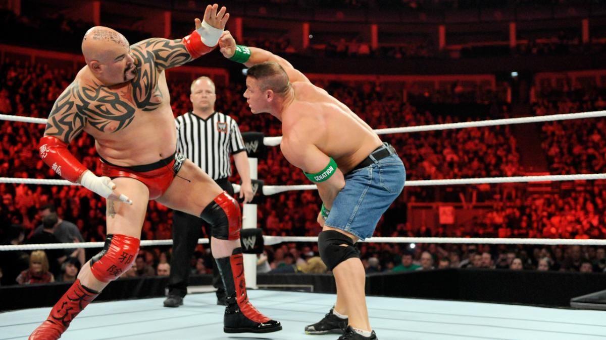 Lord Tensai debuting vs John Cena
