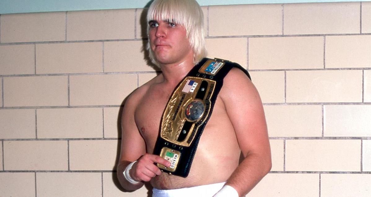 Tommy Rich with title belt.