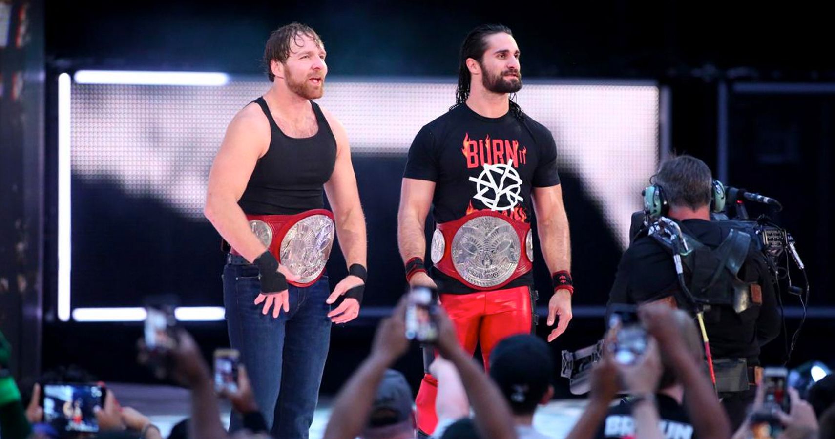 Dean Ambrose and Seth Rollins Raw Tag Team Champion