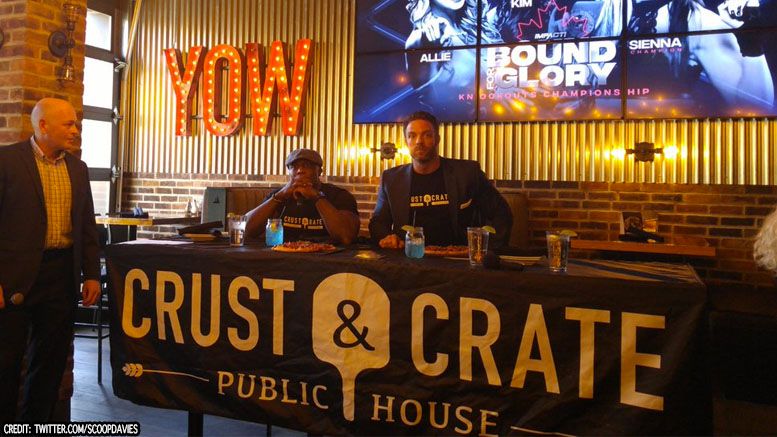 impact pizza beverage unveiled crust and crate pizza wrestling bound for glory
