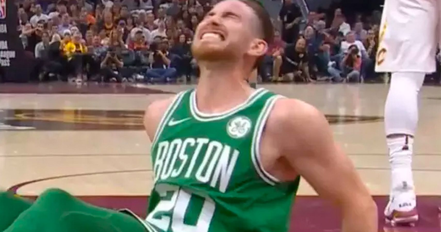 Gordon Hayward Suffers Grisly Ankle Injury during Celtics Season