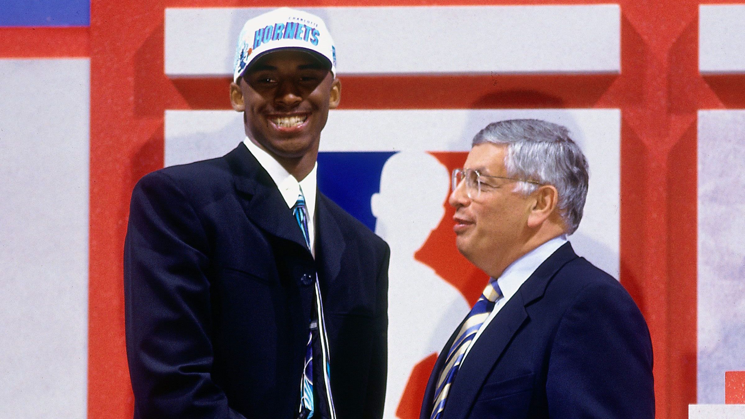 Kobe Bryant drafted by the Charlotte Hornets in 1996