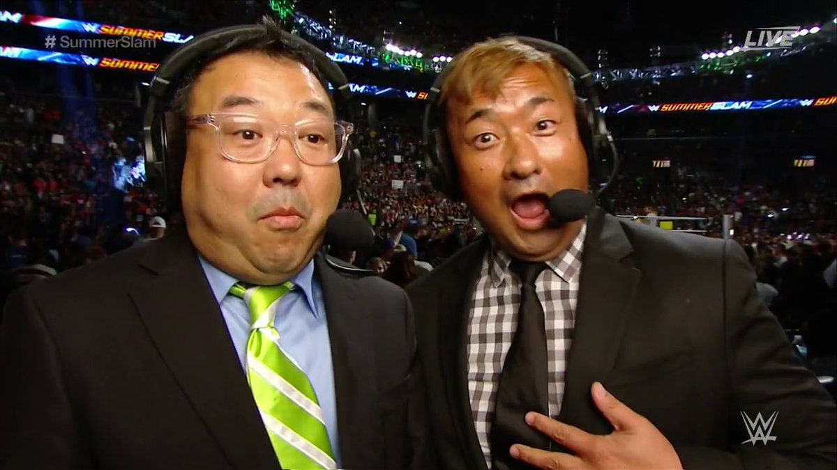 Funaki WWE commentator