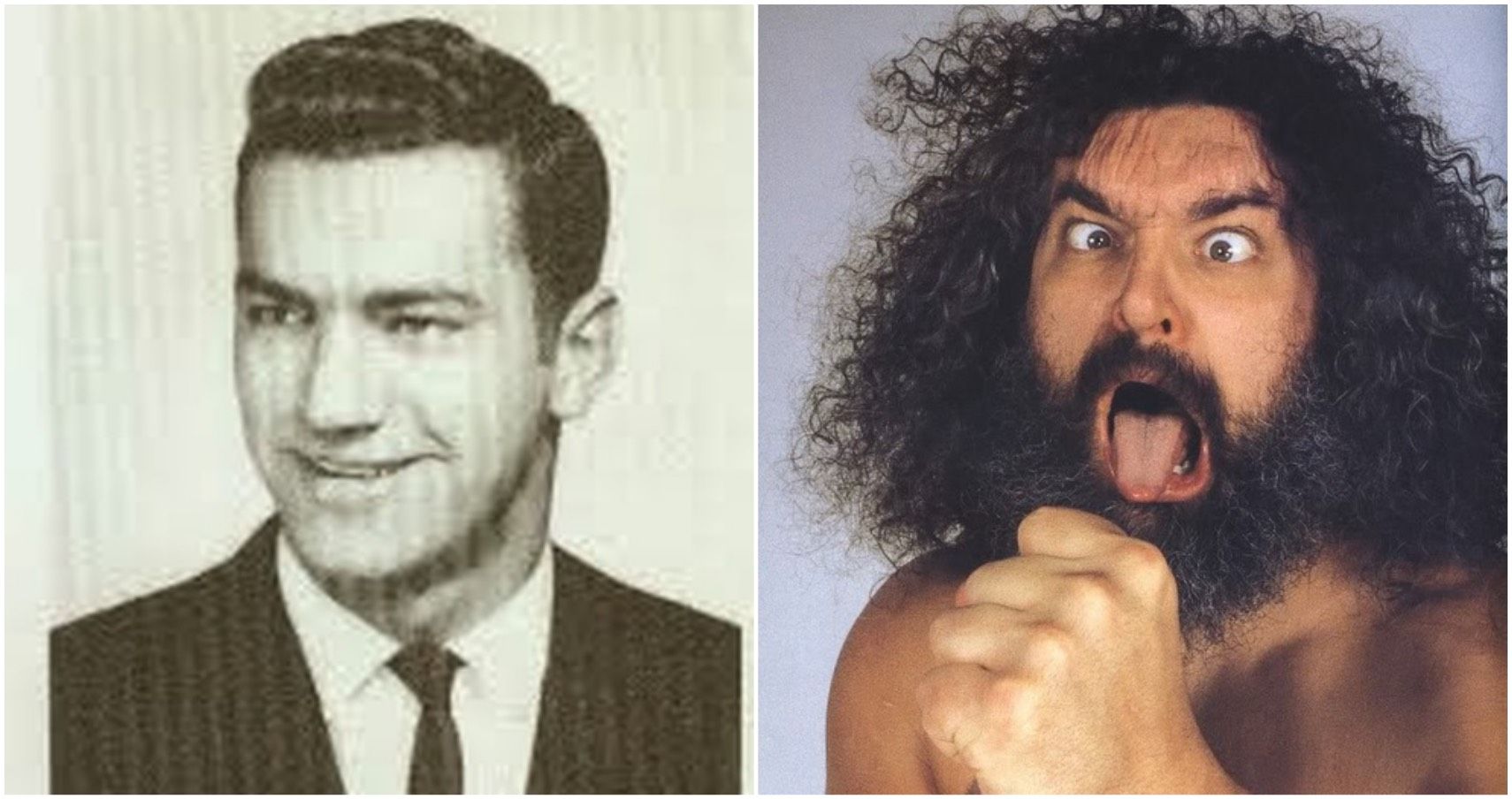 5 Photos Of Wrestlers Without Their Iconic Beards