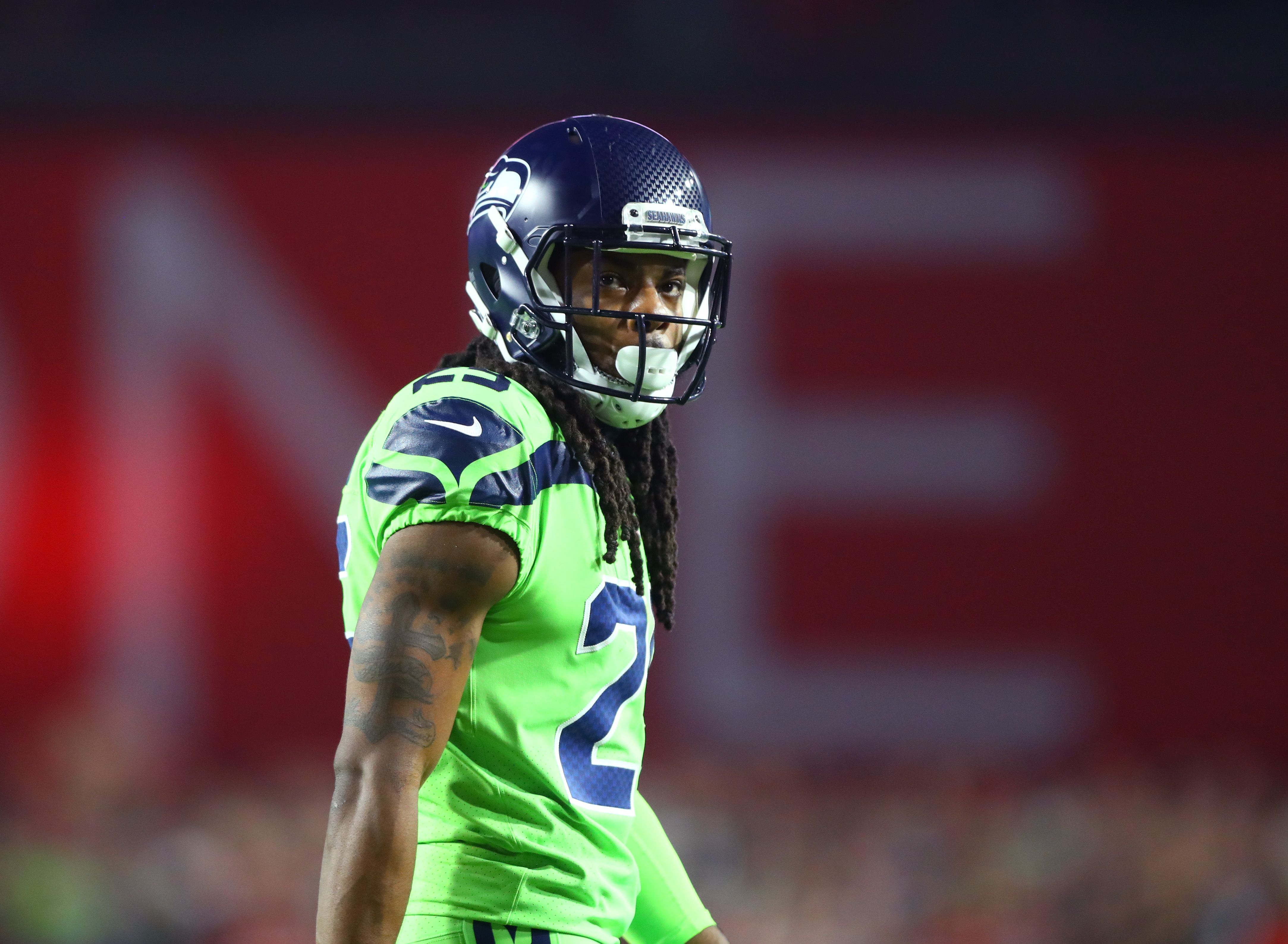 Seattle Seahawks officially released cornerback Richard Sherman on March 9,  2018 in Seattle, WA. It has been rumored for two days and now ends the  Seattle career of one of the team's