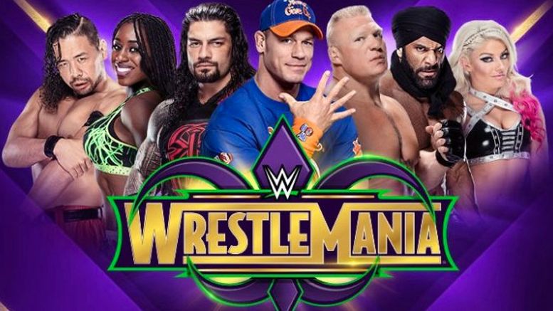 two wrestlemania 34 matches made official raw video