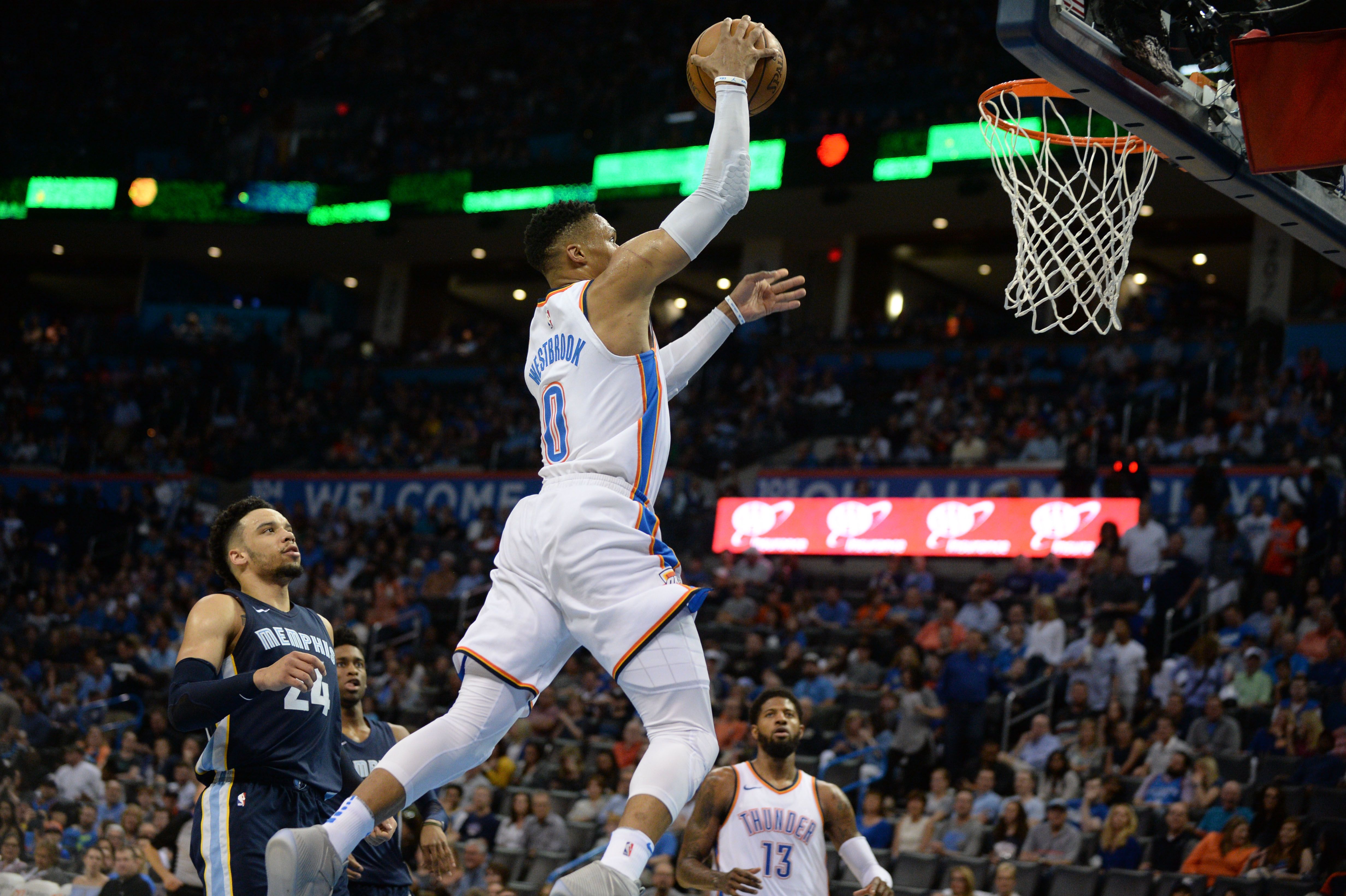 Russell Westbrook Becomes First Player To Average Triple Double In ...