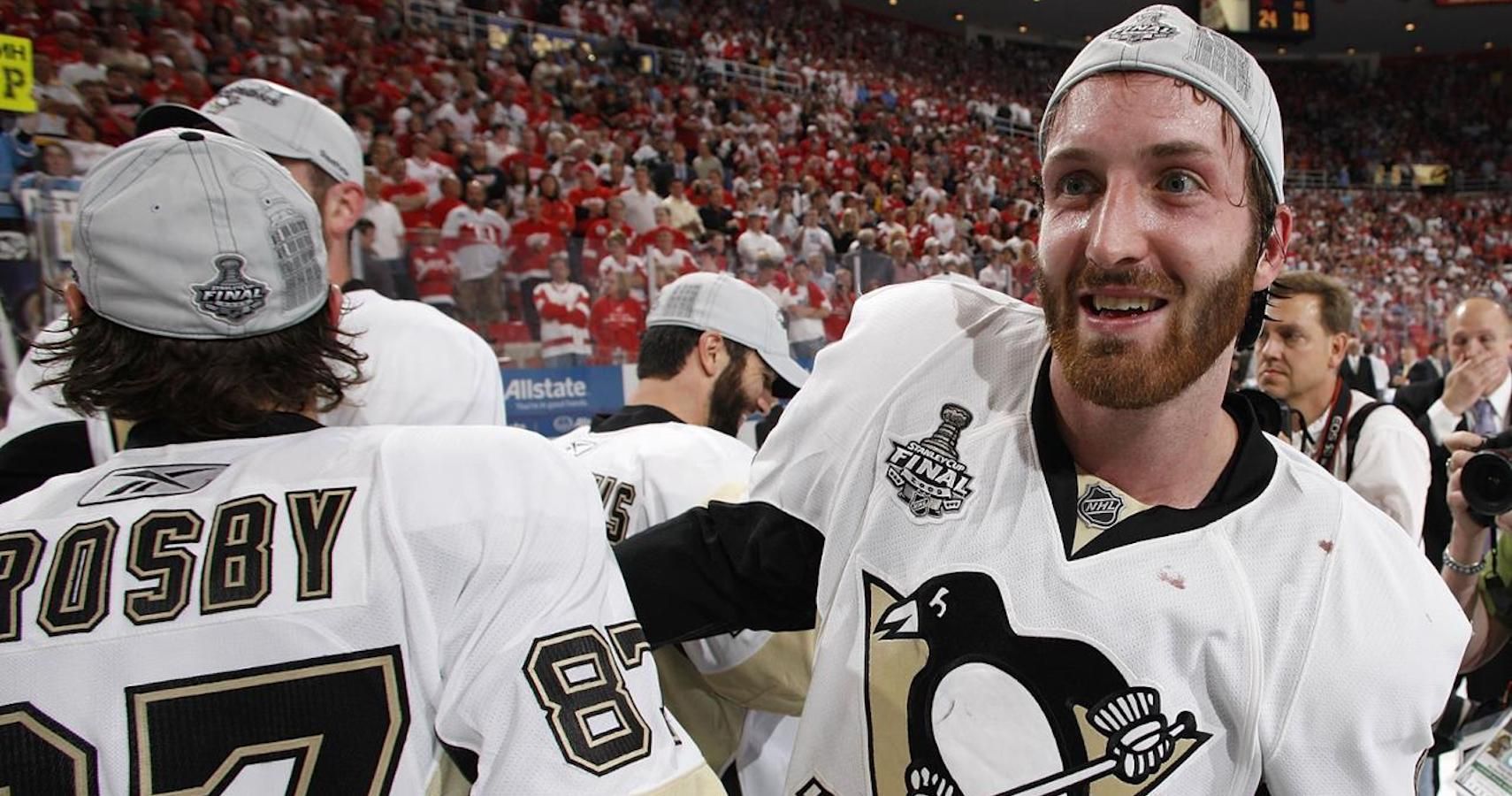 Penguins players are placing their adorable babies on top of the Stanley Cup  