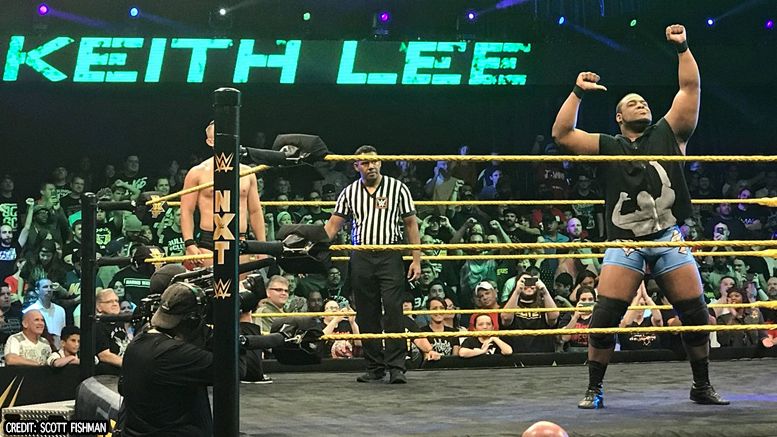 keith lee nxt ring debut tv tapings