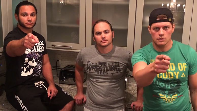 new all in match announced joey janela hangman page being the elite