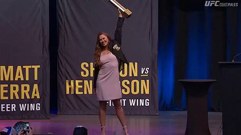 Ronda Rousey Becomes First Female Inducted Into UFC Hall of Fame
