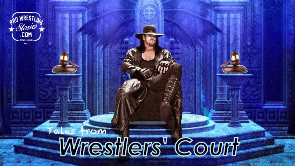 Wrestlers' Court was a practice of taking any wrestler in the wrong to a literal court to debate and argue their case