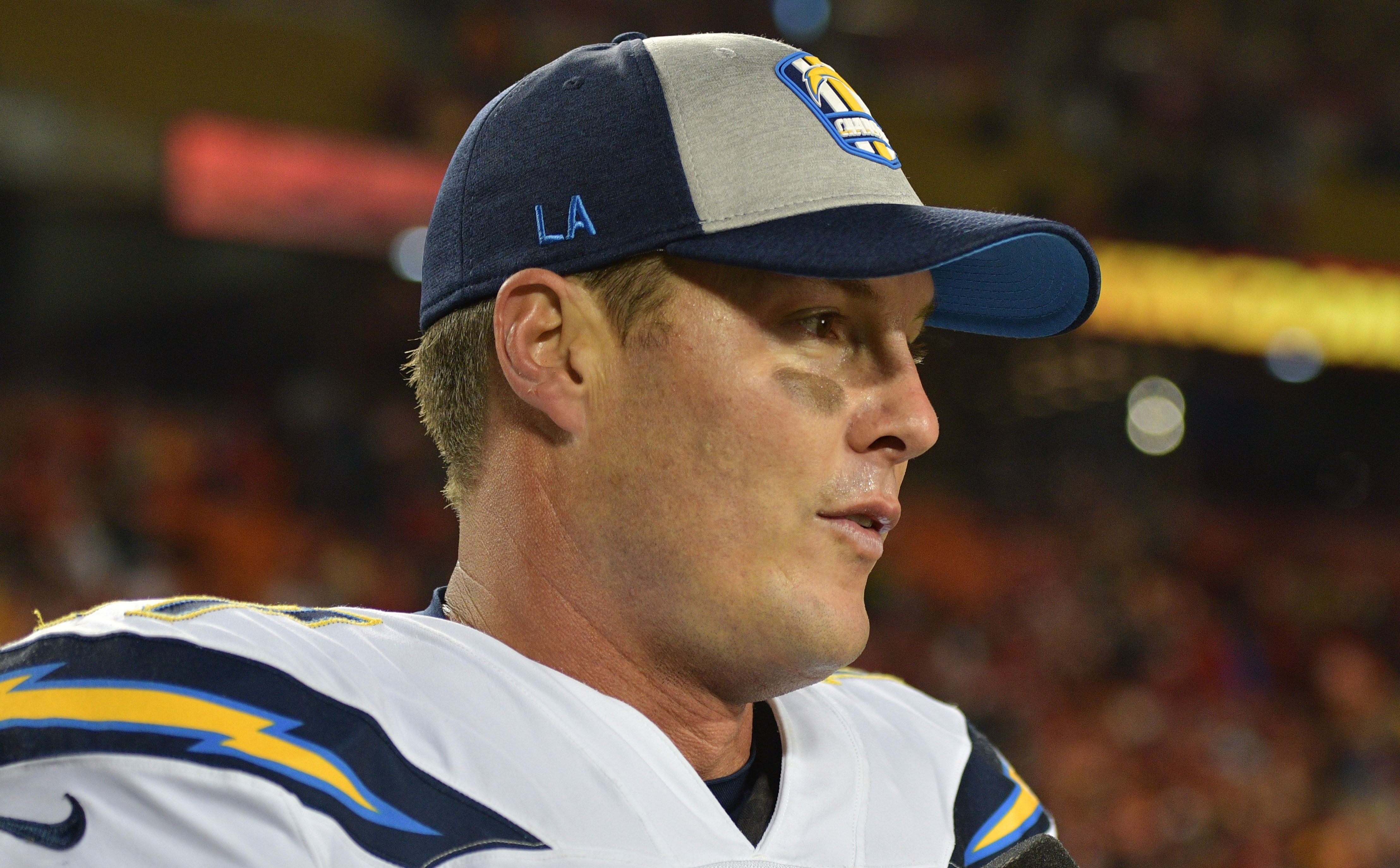 Philip Rivers Waves Good-Bye To Chiefs Fans After Chargers' Win