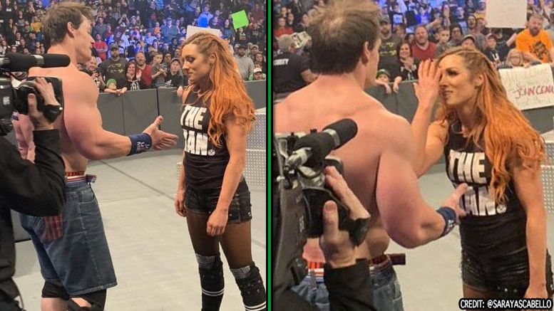 john cena becky lynch smackdown taping results new years day wwe