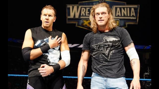 Edge and Christian at WrestleMania XXVII